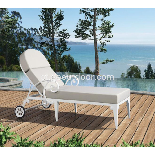 Cadeira de praia em alumínio exterior